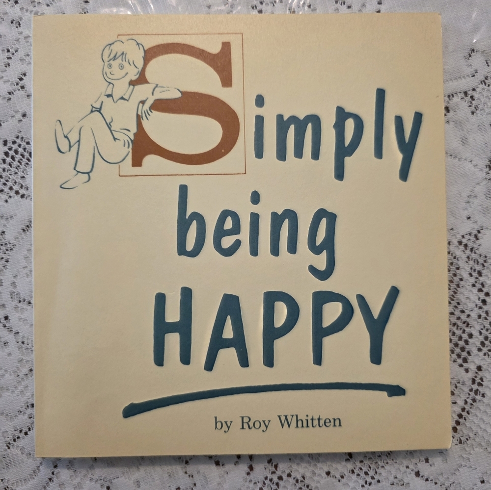 Vintage Simply Being Happy Book by Roy Whitten